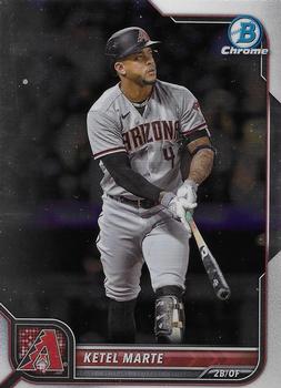 2022 Bowman Chrome Ketel Marte #15 Arizona Diamondbacks