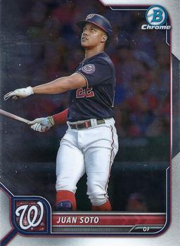 2022 Bowman Chrome Juan Soto #30 Washington Nationals