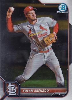 2022 Bowman Chrome Nolan Arenado #38 St. Louis Cardinals