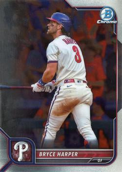 2022 Bowman Chrome Bryce Harper #46 Philadelphia Phillies