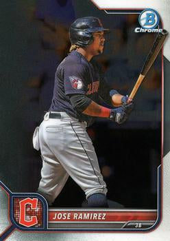 2022 Bowman Chrome Jose Ramirez #63 Cleveland Guardians