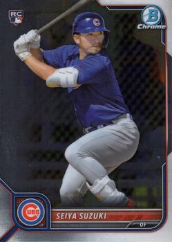 2022 Bowman Chrome Seiya Suzuki RC #69 Chicago Cubs
