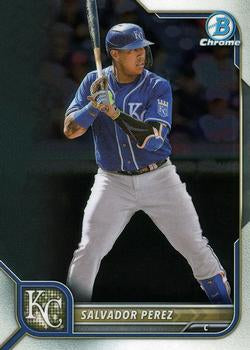 2022 Bowman Chrome Salvador Perez #80 Kansas City Royals
