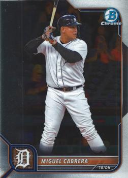 2022 Bowman Chrome Miguel Cabrera #88 Detroit Tigers