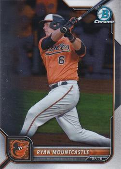 2022 Bowman Chrome Ryan Mountcastle #91 Baltimore Orioles