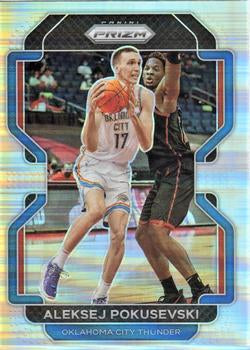 2021-22 Panini Silver Prizm Aleksej Pokusevski 225 Oklahoma City Thunder