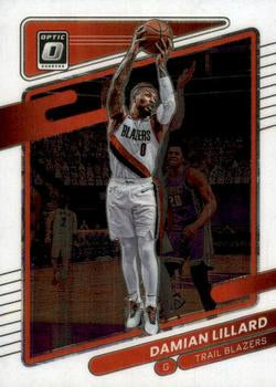 2021-22 Panini Donruss Optic Damian Lillard #118 Portland Trailblazers