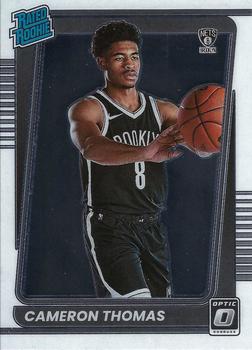 2021-22 Panini Donruss Optic Rated Rookies Cameron Thomas #153 Brooklyn Nets