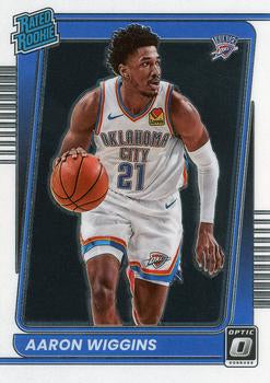 2021-22 Panini Donruss Optic Rated Rookies Aaron Wiggins #191 Oklahoma City Thunder