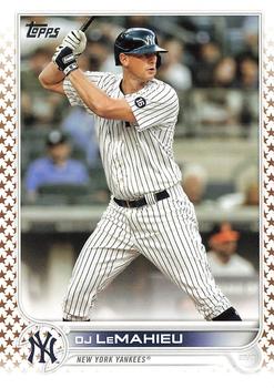 2022 Topps Gold Star DJ LeMahieu #380 New York Yankees