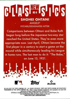 2022 Topps Chrome New Classics Shohei Ohtani #NC6 Los Angeles Angels