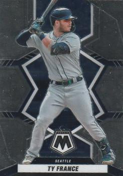 2022 Panini Mosaic Ty France Base Silver Prizm #82 Seattle Mariners