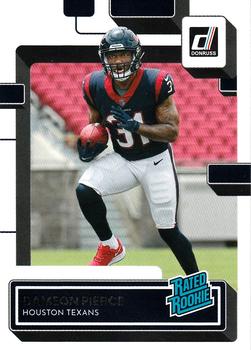 Dameon Pierce 2022 Panini Donruss Rated Rookies RC #340