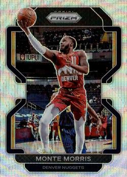 2021-22 Panini Silver Wave Prizm Monte Morris 16 Denver Nuggets