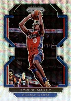 2021-22 Panini Prizm Silver Tyrese Maxey #28 Philadelphia 76ers