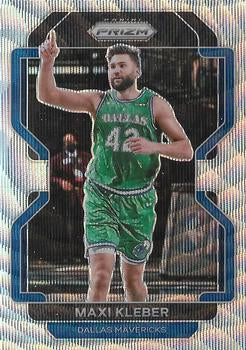 2021-22 Panini Silver Wave Prizm Maxi Kleber 47 Dallas Mavericks