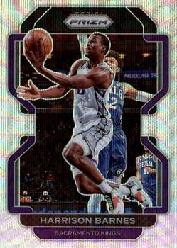 2021-22 Panini Silver Wave Prizm Harrison Barnes 64 Sacramento Kings