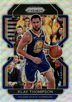 2021-22 Panini Silver Prizm Klay Thompson 92 Golden State Warriors