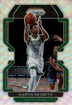 2021-22 Panini Silver Wave Prizm Aaron Nesmith 94 Boston Celtics