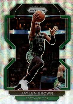 2021-22 Panini Silver Prizm Jaylen Brown #97 Boston Celtics