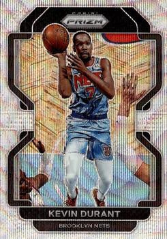 2021-22 Panini Silver Prizm Kevin Durant 120 Brooklyn Nets