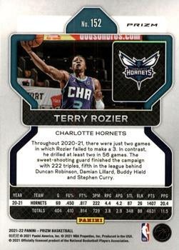 2021-22 Panini Silver Prizm Terry Rozier III 152 Charlotte Hornets