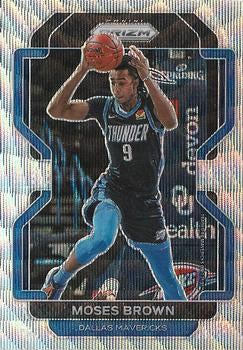 2021-22 Panini Silver Prizm Moses Brown 173 Dallas Mavericks