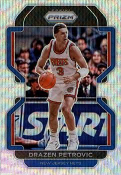 2021-22 Panini Silver Prizm Drazen Petrovic  292 New Jersey Nets