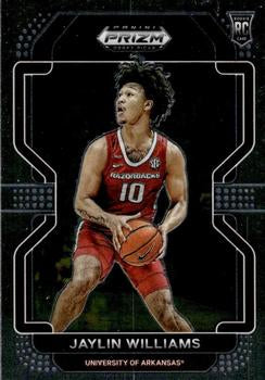 2022 Panini Prizm Draft Pick Jaylin Williams Rookie #98 Arkansas Razorbacks