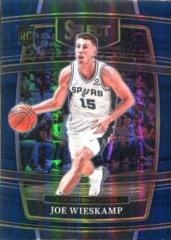 2021-22 Panini Select Joe Wieskamp Rookies Blue Prizm 18 San Antonio Spurs