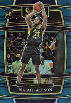 2021-22 Panini Select Isaiah Jackson Rookies Blue Prizm 55 Indiana Pacers