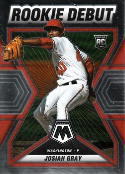 2022 Panini Mosaic Josiah Gray Rookie Debut #7 Washington Nationals