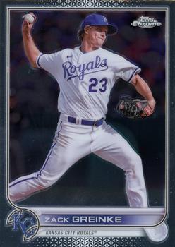 2022 Topps Chrome Update Zack Greinke #109 Kansas City Royals