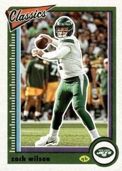 2022 Panini Classic Silver Prizm Zach Wilson #75 New York Jets