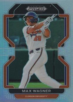 2022 Panini Prizm Draft Pick Max Wagner #42 Clemson Tigers