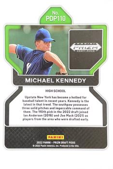 2022 Panini Prizm Draft Pick Michael Kennedy #110 High School