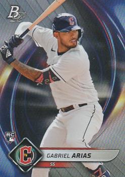 2022 Topps Bowman Platinum Gabriel Arias RC #97 Cleveland Guardians