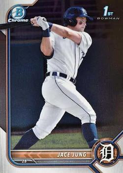 2022 Bowman Chrome Prospects Refractor Jace Jung #BDC-15 Detroit Tigers