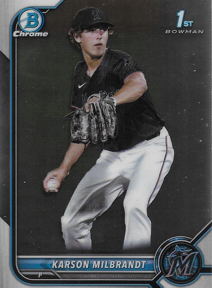 2022 Bowman Chrome Refractor & Sapphire Baseball Cards #BDC1-195