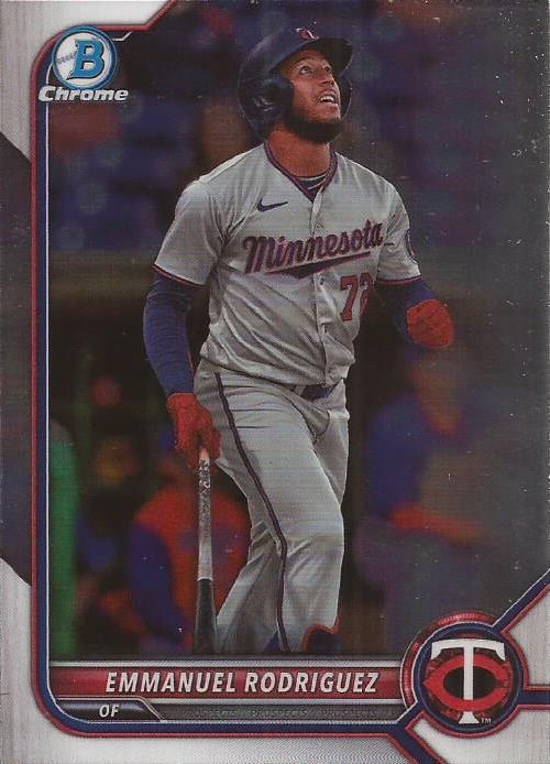 2022 Bowman Chrome Refractor & Sapphire Baseball Cards #BDC1-195