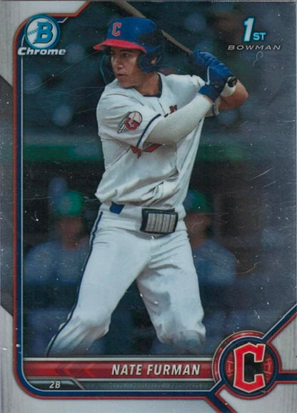 2022 Bowman Chrome Refractor & Sapphire Baseball Cards #BDC1-195