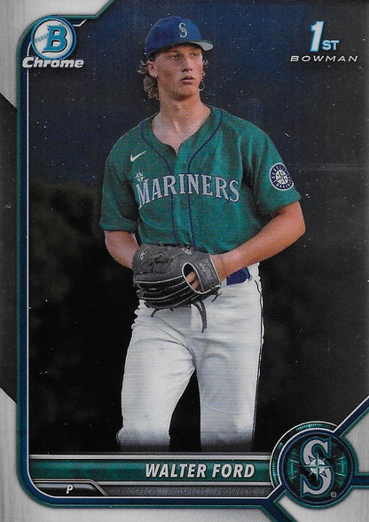 2022 Bowman Chrome Refractor & Sapphire Baseball Cards #BDC1-195