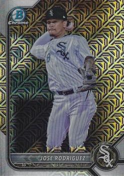2022 Bowman Chrome Prospects Jose Rodriguez Mojo Refractors #BCP-185 Chicago White Sox