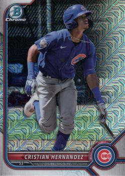 2022 Bowman Chrome Prospects Cristian Hernandez Mojo Refractors #BCP-240 Chicago Cubs