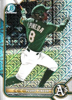2022 Bowman Chrome Prospects Pedro Pineda Mojo Refractors #BCP-241 Oakland Athletics B18
