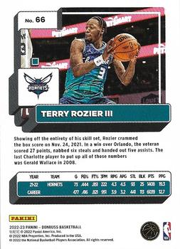 2022-23 Panini Donruss Terry Rozier III #66 Charlotte Hornets