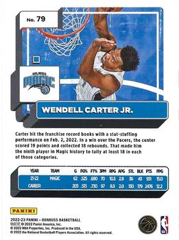 2022-23 Panini Donruss Wendell Carter Jr. #79 Orlando Magic