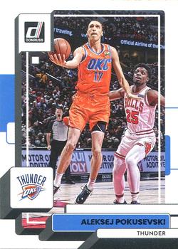2022-23 Panini Donruss Aleksej Pokusevski #105 Oklahoma City Thunder
