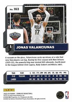 2022-23 Panini Donruss Jonas Valanciunas #163 New Orleans Pelicans