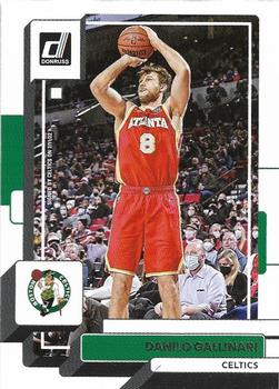 2022-23 Panini Donruss Danilo Gallinari Green Refractor #186 Boston Celtics